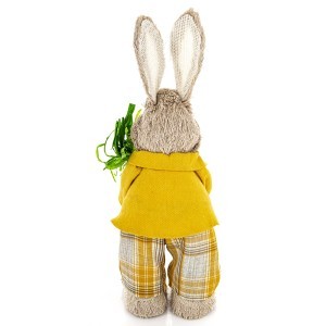 Figūrėlė Zuikis iš tekstilės 30x11x11 cm 176977 velyk