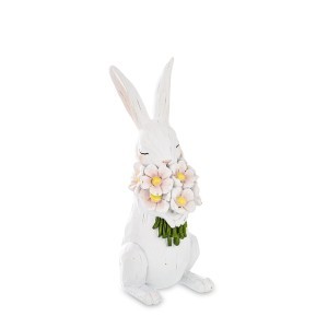 Figūrėlė Zuikis polirezininis 15x5,5x6,5 cm velyk 175102