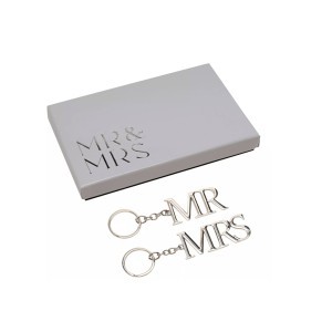 Raktų pakabukas 2 vnt Mr & Mrs 12x2x2 cm AM413 Amore by Juliana Widdop