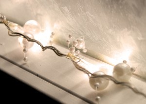 Girlianda 20 LED lempučių 2 m šiltai balta 3xAA baterijos Finnlumor 213549 KLD