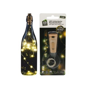 Girlianda 8 LED skirta buteliui dekoruoti EcoLed 18722 KLD