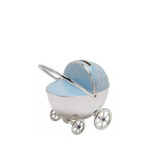 Taupyklė Vežimėlis mėlynas metalinis 13x10x11 cm BM393 Bambino Widdop