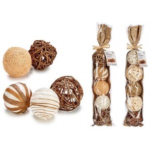 Rutuliai dekoracijoms gaminti D8 cm (floristika) 5 vnt (mix) Giftdecor 34198