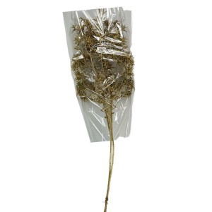 Erškėtrožių šakelė 2 vnt 33x15x90 cm aukso spalvos 79246