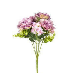 Dekoratyvinė gėlė puokštelė 35x21 cm (mix) 15174