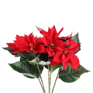 Dekoratyvinė gėlė Puansetija 41 cm 4Living 618391