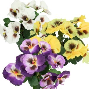 Dekoratyvinis augalas Našlaitės D15xH21 cm plastikiniame vazone 120243