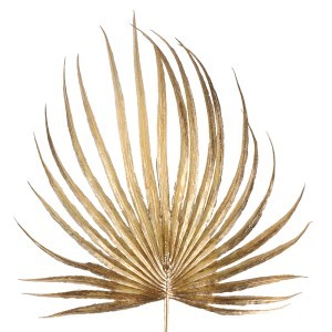 Dekoratyvinis augalas Palmės lapas 22x3x50 cm aukso spalvos 4Living 648415