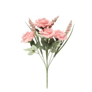 Dekoratyvinė gėlių puokštė Rožės 20x18x38 cm 4Living 628170