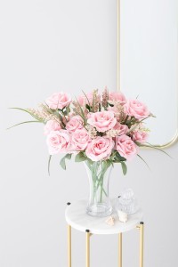 Dekoratyvinė gėlių puokštė Rožės 20x18x38 cm 4Living 628170