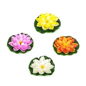 Dekoratyvinė gėlė Vandens lelija 13 cm (4 spalvos) 8430540566629