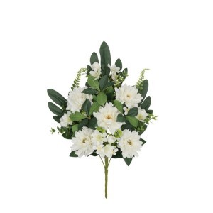 Dekoratyvinė gėlių puokštė Jurginai balta sp. 20x42x56 8445393581323