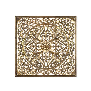 Sienos dekoracija metalinė auksinės sp. 80x80x1,5 cm 163786