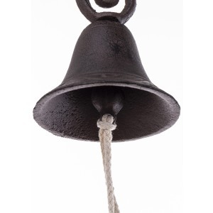 Varpas metalinis juodas Paukščiai 28x15x10 cm 159138