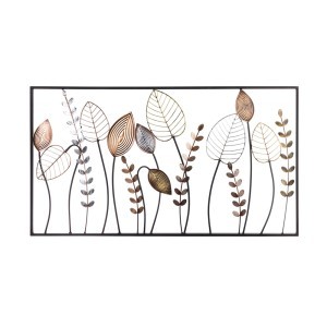 Sienos dekoracija metalinė Augalai 55x100x3 cm  145137