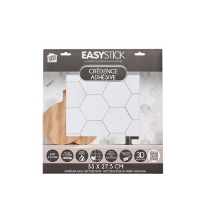 Plokštelė sienai lipni dekoratyvinė balta sp. 33x27,5 cm HD7721
