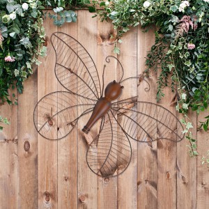 Sienos dekoracija Drugelis metalinė 44.5x70.5x4 cm CL1428 Country Living Widdop