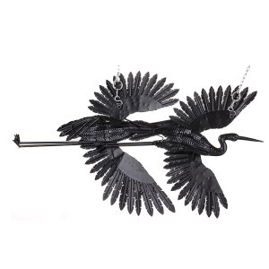 Sienos dekoracija Gervės metalinė bronzinės sp. 60x104x5 cm 177777