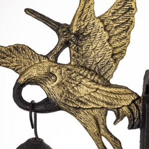 Varpas metalinis pakabinamas Paukštis 22x16x7,5 cm