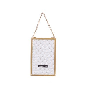 Rėmelis pakabinamas aukso spalvos 10x15 cm Urban Living 53335