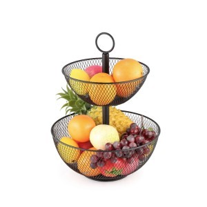 Vaisinė metalinė 2 aukštų D31xH41 cm (mix) Confortime BY01011074811