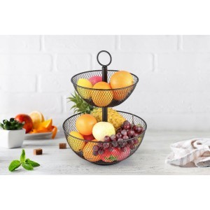 Vaisinė metalinė 2 aukštų D31xH41 cm (mix) Confortime BY01011074811