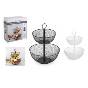 Vaisinė metalinė 2 aukštų D31xH41 cm (mix) Confortime BY01011074811