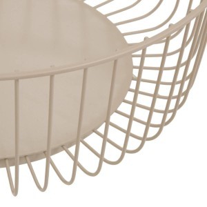 Vaisinė metalinė D28,5xH11 cm kreminės spalvos 5Five 190314A