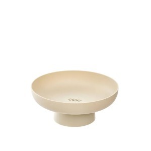 Lėkštė vaisiams plastikinė D26xH10,5 cm kreminės spalvos 5Five 190240