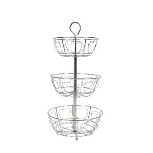 Vaisinė metalinė 3 aukštų D26x26x51 cm 8430540606462