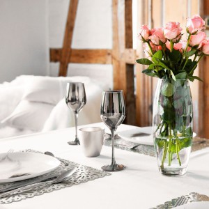 Vaza stiklinė H26 cm FLORA Pasabahce 64546