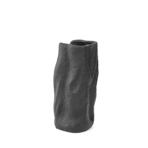 Vaza keramikinė juodos/aukso sp. 29x13.5 cm HR-V035
