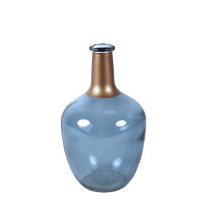 Vaza stiklinė mėlyna Babet D15xH25 cm 102885