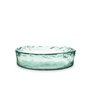 Vaza perdirbto stiklo D30xH8 cm Giftdecor 82729