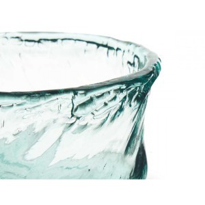 Vaza D18xH9,5 cm perdirbtas stiklas Giftdecor 82728