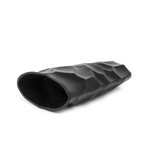 Vaza metalinė juoda sp. 22,5x10x32,5 cm DECOSILUET