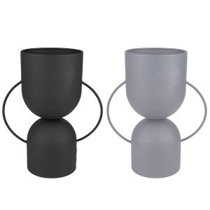 Vaza metalinė 24,5x16x32,5 cm (mix) Urban Living 53724
