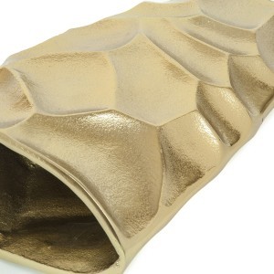 Vaza metalinė aukso sp. 20x10x26 cm DECOSILUET