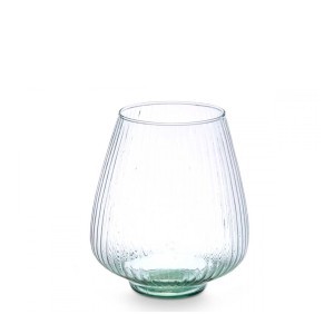 Vaza stiklinė skaidri D22xH25 cm Giftdecor 39801