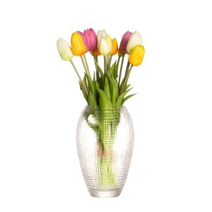 Vaza stiklinė skaidri D15xH23,5 cm 4Living 631345