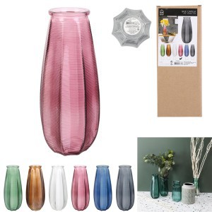 Vaza stiklinė H27,8 cm CAPELLA Home Deco HD9002