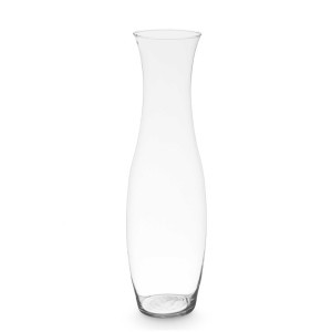 Vaza stiklinė skaidri 19x9x70 cm Giftdecor 82236