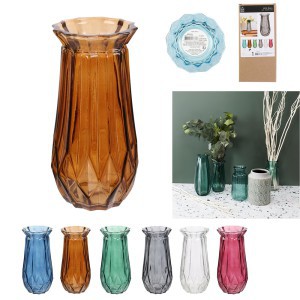 Vaza stiklinė H22,3 cm BALA Home Deco HD9003
