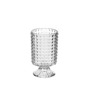 Vaza stiklinė skaidri D11,5xH18 cm HR-185-3