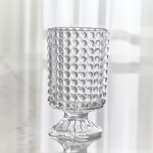 Vaza stiklinė skaidri D11,5xH18 cm HR-185-3