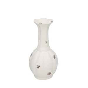 Vaza balta YAMIR 14x14x27 cm 8445393398037