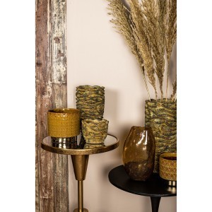 Vaza betoninė D19xH37 cm Waves PTMD 115154