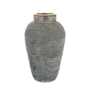 Vaza keramikinė bronzos spl. 42x24x24 cm 171373