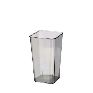 Vaza akrilinė 16x16x31 cm pilkos spalvos Giftdecor 11143