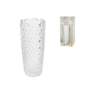 Vaza stiklinė 8x8x19.5 cm 8430540787307